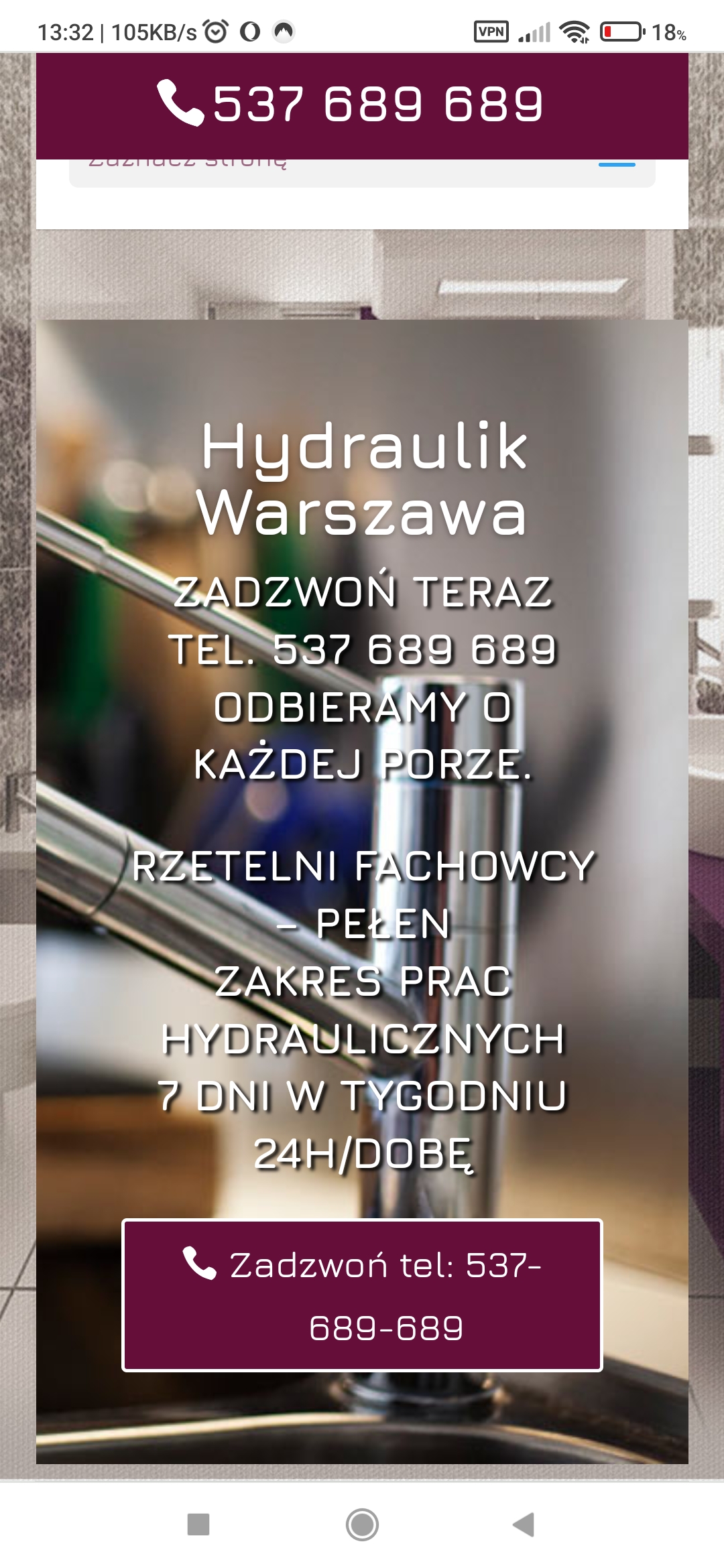 Hydraulik Warszawa 